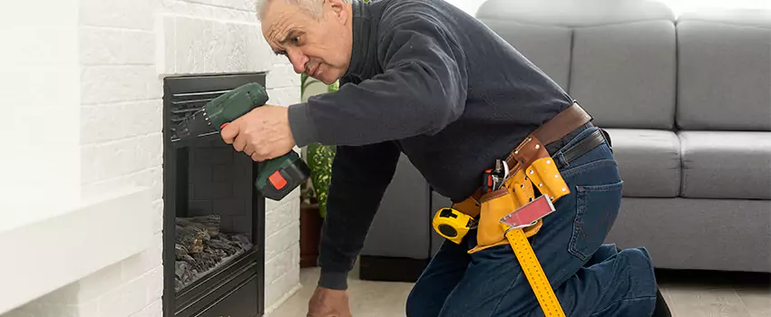 New Indoor Fireplace Installation in Winter Garden, Florida