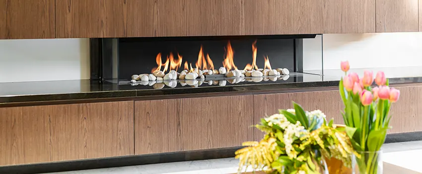 Double-height Fireplace Design Refurbishment in Winter Garden, Florida