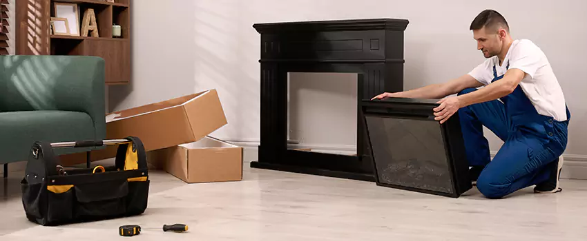 Old Rusted Metal Fireplace Repair And Replacement in Winter Garden, FL